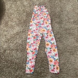 Posh Peanut Multicolor Floral Romper